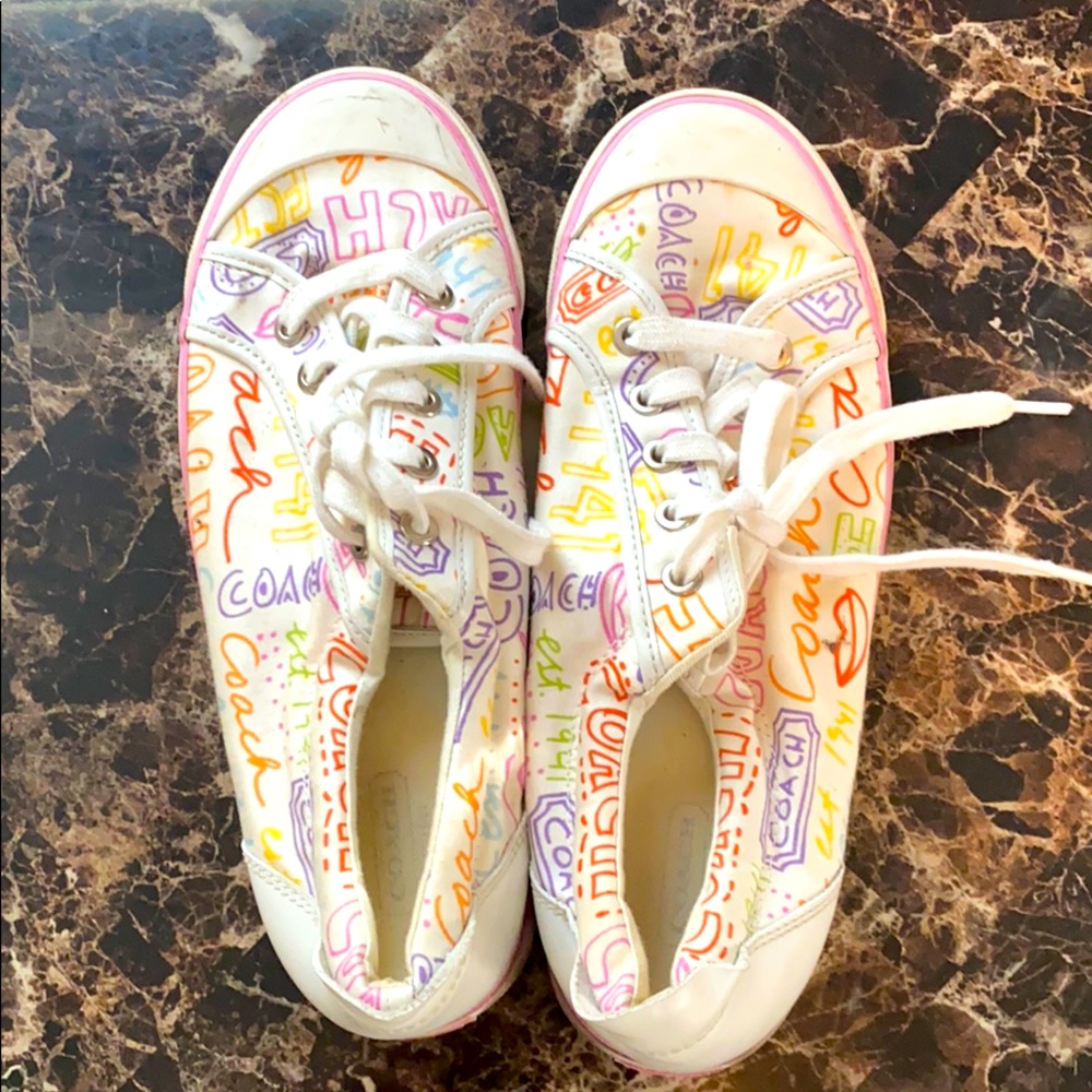 Gently Used Coach Casual Tennis Shoes